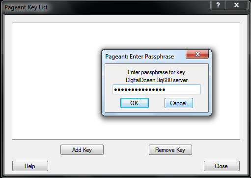 Pageant PassPhrase Prompt